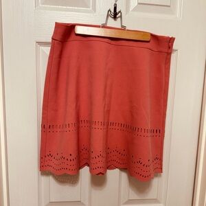 New coral summer skirt